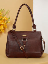 Load image into Gallery viewer, Women&#39;s Textured Leather Structured Bag
