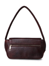 Load image into Gallery viewer, Teakwood Women Maroon Solid Leather Handheld Bag
