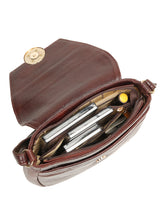 Load image into Gallery viewer, Teakwood Women's Brown Texture Sling Bag

