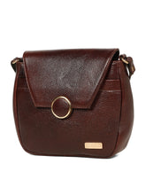 Load image into Gallery viewer, Teakwood Women's Brown Texture Sling Bag

