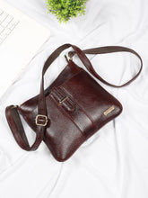 Load image into Gallery viewer, Teakwood Women's Solid Brown Sling Bag
