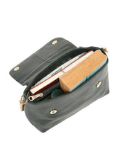 Load image into Gallery viewer, Women Green Texture Leather Sling bag
