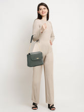 Load image into Gallery viewer, Women Green Texture Leather Sling bag
