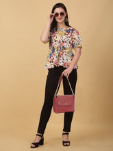 Load image into Gallery viewer, Women Red Texture Leather Sling bag
