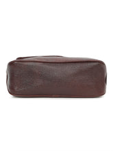 Load image into Gallery viewer, Women Brown Texture Leather Structured Sling Bag
