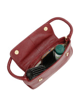 Load image into Gallery viewer, Women Red Texture Leather Structured Sling Bag
