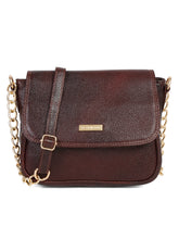 Load image into Gallery viewer, Teakwood Leather Women Structured Sling Bag
