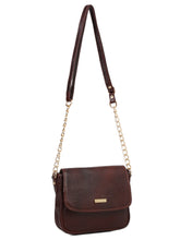 Load image into Gallery viewer, Teakwood Leather Women Structured Sling Bag
