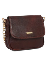 Load image into Gallery viewer, Teakwood Leather Women Structured Sling Bag
