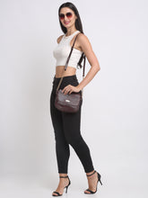 Load image into Gallery viewer, Teakwood Leather Women Structured Sling Bag
