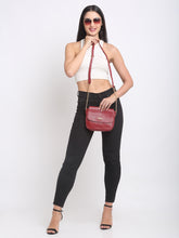Load image into Gallery viewer, Teakwood Leather Women Structured Sling Bag
