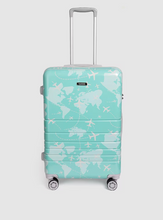 Load image into Gallery viewer, Aeroplane Printed 360 Degree Rotation Hard Cabin Trolley Bag
