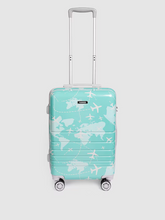 Load image into Gallery viewer, Aeroplane Printed 360 Degree Rotation Hard Cabin Trolley Bag
