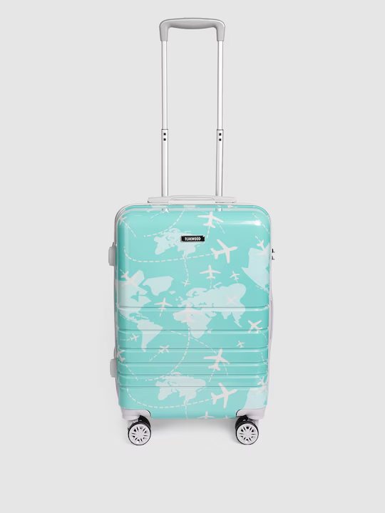 Aeroplane Printed 360 Degree Rotation Hard Cabin Trolley Bag