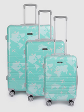 Load image into Gallery viewer, Aeroplane Printed 360 Degree Rotation Hard Cabin Trolley Bag
