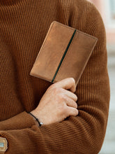 Load image into Gallery viewer, Teakwood Men Genuine Leather Bi Fold  Wallet (Brown)
