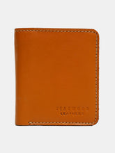 Load image into Gallery viewer, Teakwood Genuine Leather Tan Color Wallet
