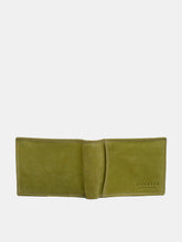 Load image into Gallery viewer, Teakwood Genuine Leather Green Color Wallet
