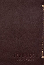Load image into Gallery viewer, Teakwood Genuine Leathers Men Brown Solid Leather Two Fold Wallet
