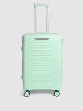 Load image into Gallery viewer, Silver Bar Textured 360 Degree Rotation Hard Large-Sized Trolley Bag 95L
