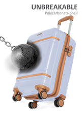 Load image into Gallery viewer, Teakwood Unisex Solid Hard Sided Cabin Florida Trolley Bag
