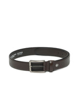 Load image into Gallery viewer, Men's Genuine  Brown Leather Casual Belt
