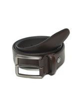 Load image into Gallery viewer, Men's Genuine  Brown Leather Casual Belt
