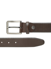 Load image into Gallery viewer, Men's Genuine  Brown Leather Casual Belt
