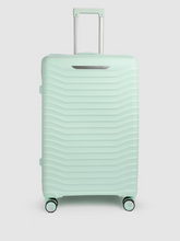 Load image into Gallery viewer, Silver Bar Textured 360 Degree Rotation Hard Large-Sized Trolley Bag 95L
