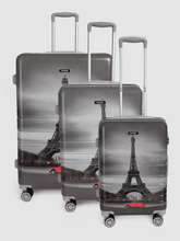 Load image into Gallery viewer, Paris Print 360 Degree Rotation Hard-Sided Cabin-Sized Trolley Bag
