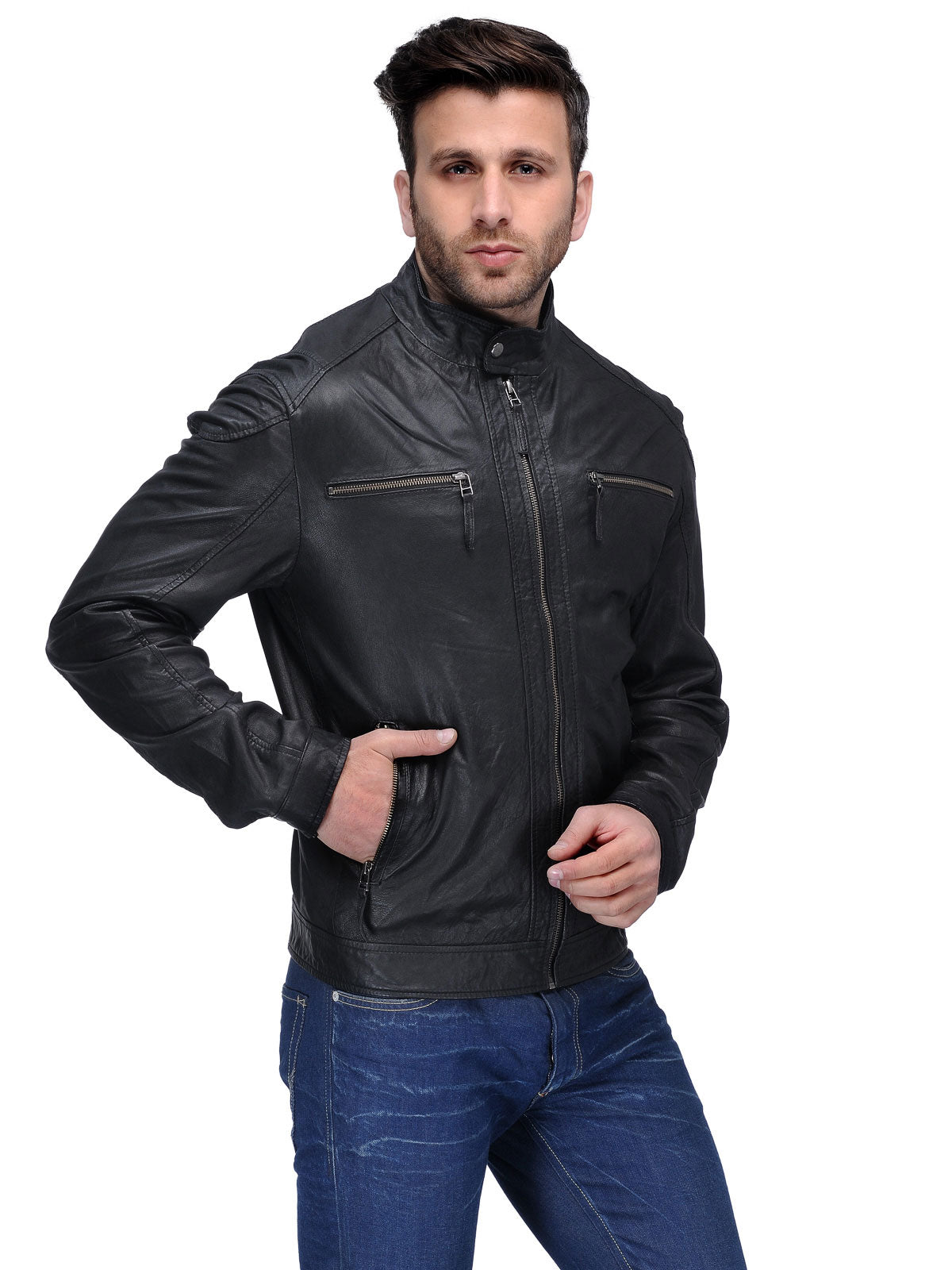 Teakwood Topwear : Buy Teakwood Brown Solid Genuine Leather Jacket Online |  Nykaa Fashion