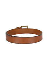 Load image into Gallery viewer, Teakwood Genuine Leather Brown Textured Belt
