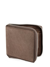 Load image into Gallery viewer, Teakwood Genuine Leathers Men Brown Solid Leather Zip Around  Wallet

