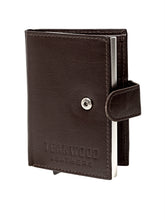 Load image into Gallery viewer, Teakwood Genuine Leathers Men Brown Solid Leather Card Holder
