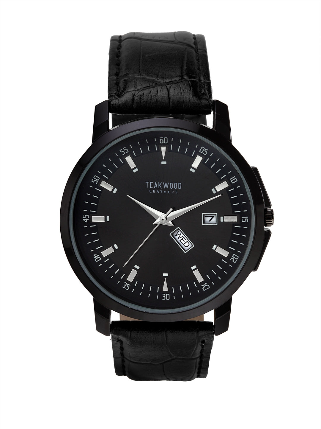 Teakwood Leather Black Men's Analog Watch – Teakwood Leathers