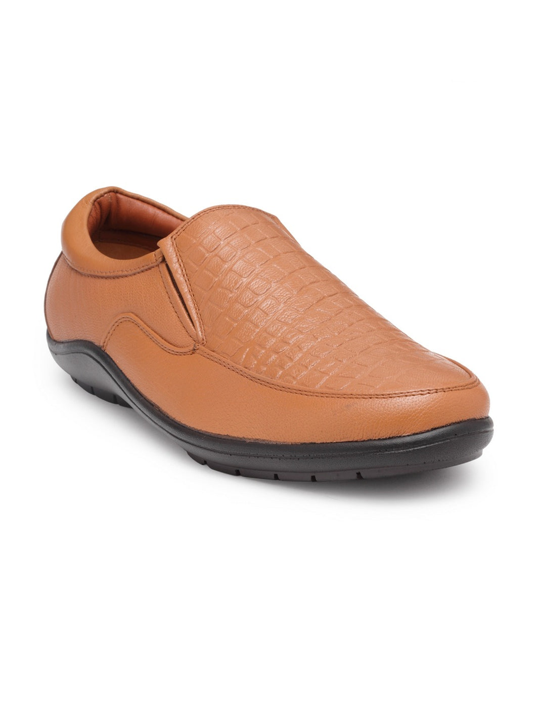 Teakwood Genuine leather Men Tan  Slip-On Sneakers