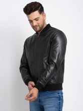 Load image into Gallery viewer, Teakwood Leathers  Men&#39;s 100% Genuine Black Leather Jacket
