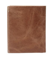 Load image into Gallery viewer, Teakwood Men Genuine Leather Textured Bi-Fold Wallet with Contrast Stitch
