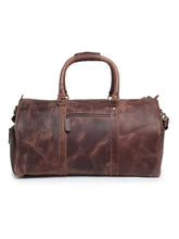 Load image into Gallery viewer, Teakwood Genuine Leather Duffel bag
