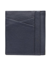 Load image into Gallery viewer, Teakwood Men Genuine Leather Bi Fold Wallet (Blue)
