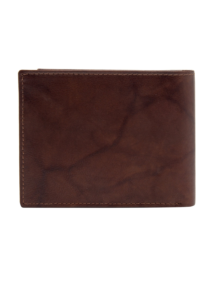 Teakwood Men Genuine Leather Brown Solid Bi fold Wallet – Teakwood Leathers