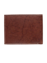 Load image into Gallery viewer, Teakwood Genuine Leather Men Antique Brown Solid Two Fold Leather Wallet
