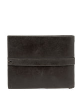 Load image into Gallery viewer, Teakwood Men Genuine Leather Chocolate Brown Bi fold wallets
