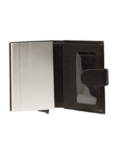 Load image into Gallery viewer, Teakwood Genuine Leathers Men Black Solid Leather Card Holder

