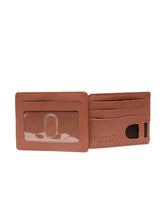 Load image into Gallery viewer, Teakwood Unisex Genuine Leather Cradholder with Clip Closure (Tan)
