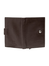 Load image into Gallery viewer, Teakwood Genuine Leathers Men Brown Solid Leather Card Holder

