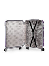Load image into Gallery viewer, Teakwood Unisex Purple Trolley Bag - Medium
