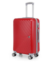 Load image into Gallery viewer, Teakwood Unisex Red Trolley Bag - SET OF THREE
