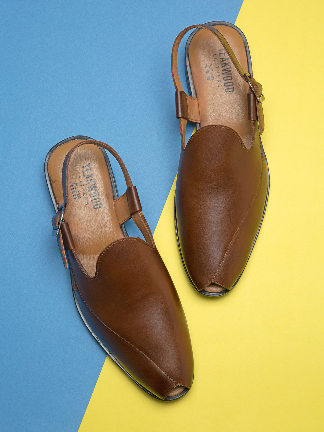 teakwood-men-brown-solid-peshawari-mules