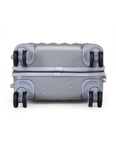 Load image into Gallery viewer, Teakwood Unisex Silver Trolley Bag - Small
